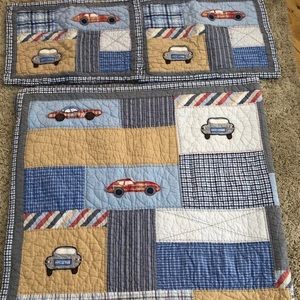Pottery Barn Kids Quilt & Shams